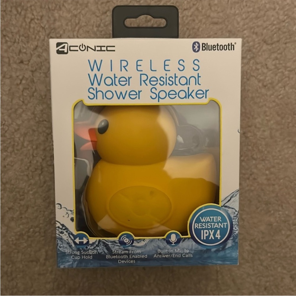 Wireless Water Resistant Duck Shower Speaker
